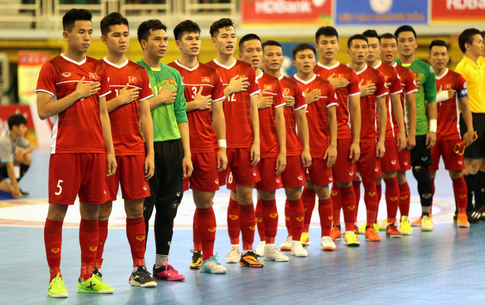 Đội hình của ĐT Futsal Việt Nam